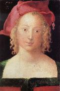 Albrecht Durer Young Woman with a Red Beret oil painting